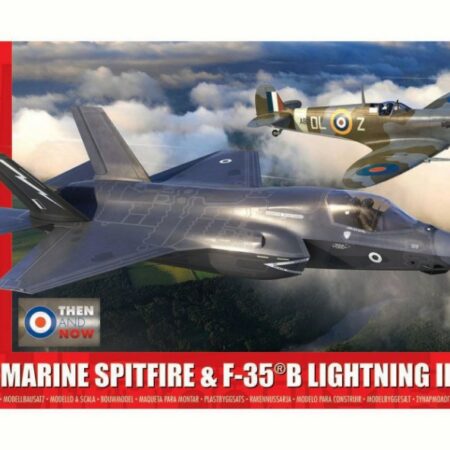 Airfix THEN AND NOW SPITFIRE Mk Vc & F-35B LIGHTNING II KIT 1:72