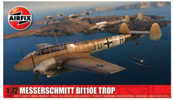 Airfix MESSERSCHMITT Bf110E E-2 TROP KIT 1:72