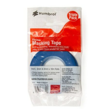 Humbrol NASTRO FLESSIBILE MASKING TAPE SET