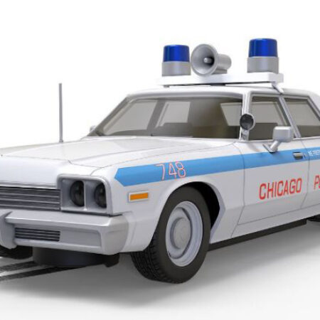 Scalextric BLUES BROTHERS DODGE MONACO CHICAGO POLICE SLOT 1:32