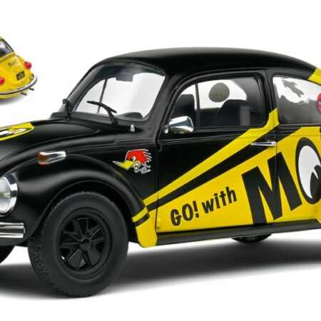 Solido VW BEETLE 1303 MOONEYES 1974 BLACK/YELLOW 1:18