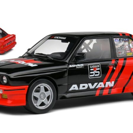 Solido BMW E30 M3 DRIFT TEAM 1990 BLACK/RED 1:18