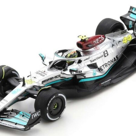 Spark Model MERCEDES F1 W13 LEWIS HAMILTON 2022 N.44 2nd FRENCH GP 1:18