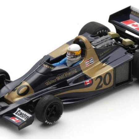 Spark Model WOLF WR1 JODY SCHECKTER 1977 N.20 WINNER MONACO GP 1:43