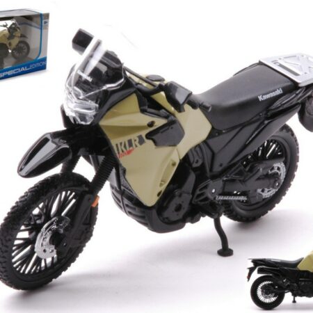 Maisto KAWASAKI KLR 650 SAND COLOR/BLACK 1:18