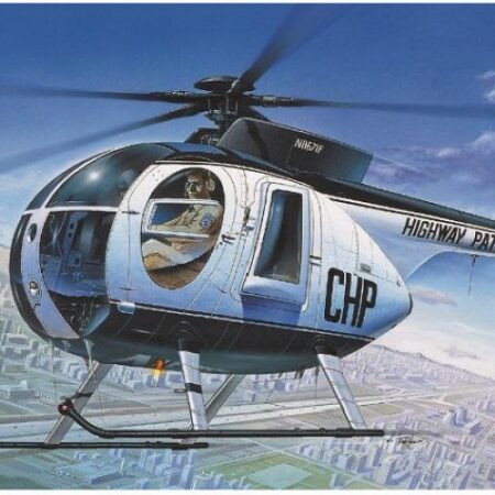 Academy HUGHES 500D POLICE HELICOPTER KIT 1:48