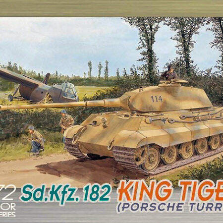 Dragon SD.KFZ.182 KINGTIGER PORSCHE TURRET KIT 1:72