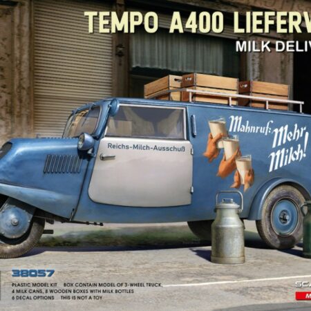 Miniart TEMPO A400 LIEFERWAGEN MILK DELIVERY VAN  KIT 1:35