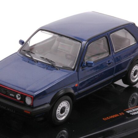 Ixo Model VW GOLF GTI (MKII) 1984 MET.BLUE 1:43