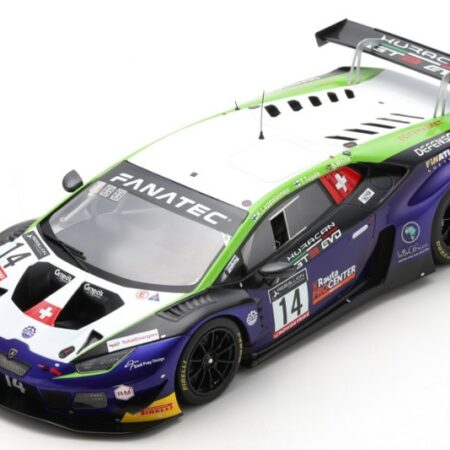 Spark Model LAMBORGHINI HURACAN GT3 N.14 3rd SILVER CLASS 24 H SPA 2022 WHITE-LAPPAL