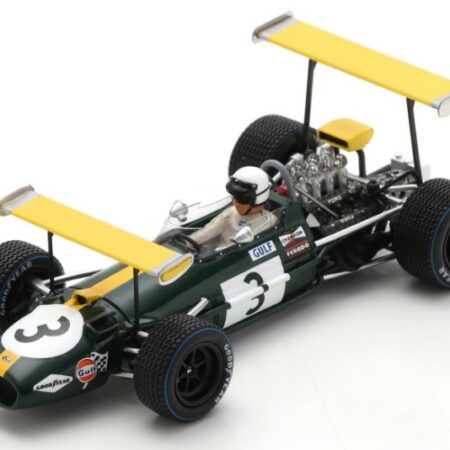 Spark Model BRABHAM BT26A JACK BRABHAM 1969 N.3 SPANISH GP 1:43