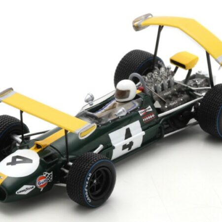 Spark Model BRABHAM BT26A JACKY ICKX 1969 N.4 6th SPANISH GP 1:43