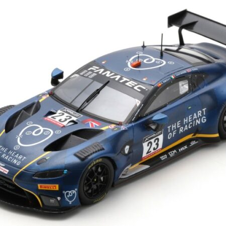 Spark Model ASTON MARTIN VANTAGE GT3 N.234 24 H SPA 2022 GUNN-RIBERAS-EASTWOOD 1:43