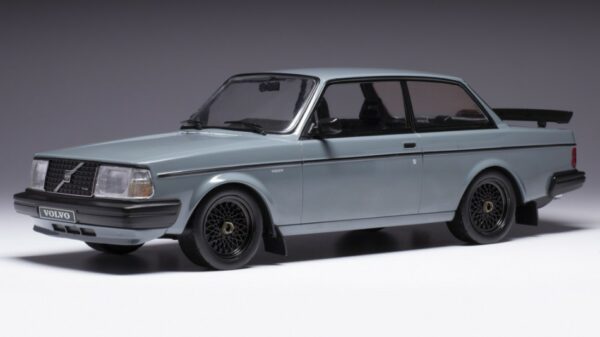 Ixo Model VOLVO 240 TURBO CUSTOM 1986 GREY 1:18