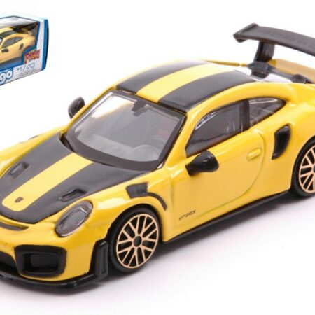 Burago PORSCHE 911 GT2 RS YELLOW 1:43