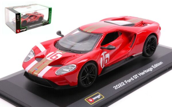 Burago FORD GT HERITAGE EDITION N.16 2022 1:32