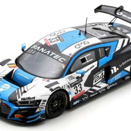 Spark Model AUDI R8 GT3 N.33 2nd CLASS 24 H SPA 2022 ROBIN-TOMITA-DE PAUW-ROBIN 1:43