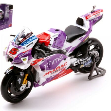 Maisto DUCATI DESMOSEDICI PRAMAC 2022  N.5 JOHANN ZARCO 1:18