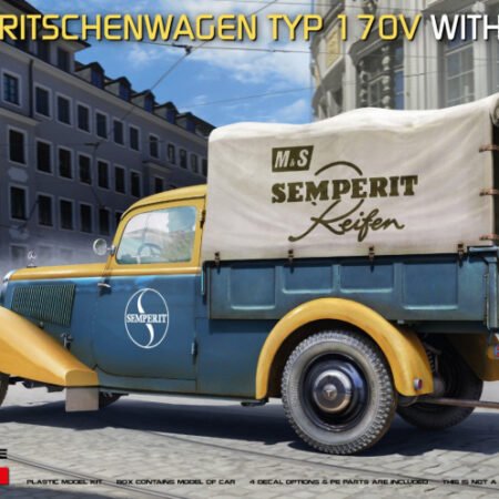 Miniart LIEFER PRITSCHENWAGEN TYP 170V WITH CANVAS  KIT 1:35