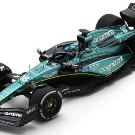 Spark Model ASTON MARTIN AMR23 N.18 6th BAHRAIN GP 2023 LANCE STROLL 1:43