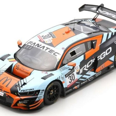 Spark Model AUDI R8 GT3 N.30 WINNER SILVER CLASS 24 H SPA 2022 GOETHE-SIMMENAUER-NEU