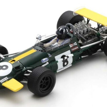 Spark Model BRABHAM BT26A GRAHAM HILL 1969 N.8 PRACTICE BRITISH GP 1:43