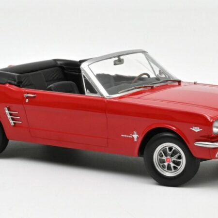 Norev FORD MUSTANG CONVERTIBLE 1966 RED 1:18