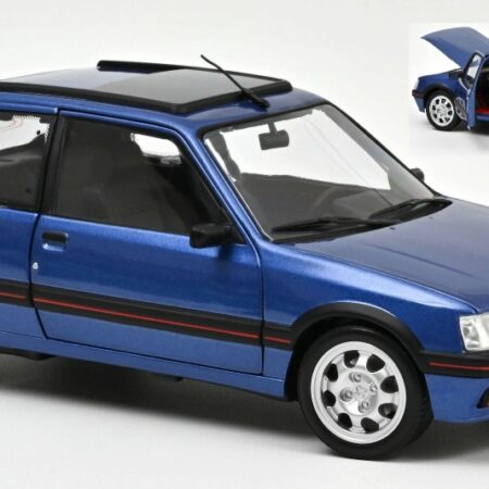 Norev PEUGEOT 205 GTi 1.9 WITH WINDOWROOF 1992 MIAMI BLUE 1:18