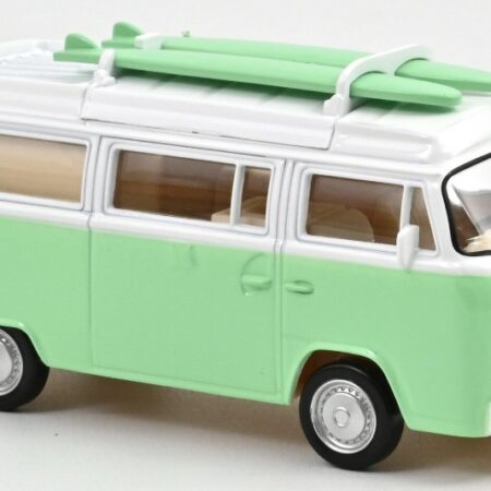 Norev VW COMBI T2b CAMPER VAN 1973 GREEN JET-CAR 1:43