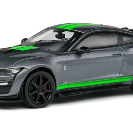 Solido SHELBY MUSTANG GT500 2020 GREY W/NEON GREEN 1:43