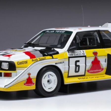 Ixo Model AUDI SPORT QUATTRO S1 E2 N.6 1000 LAKES RALLY 1985
MIKKOLA/HERTZ 1:18