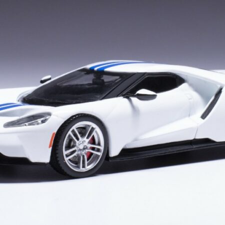 Ixo Model FORD GT HELLCAT 2017 WHITE/BLUE 1:43