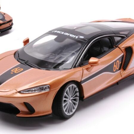 Welly MCLAREN GT MET.DARK BEIGE 60th ANNIVERSARY EDITION 1:24