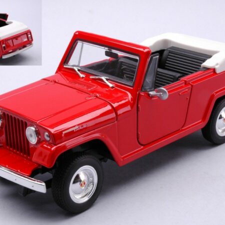 Welly JEEP JEEPSTER COMMANDO CABRIO RED 1:24