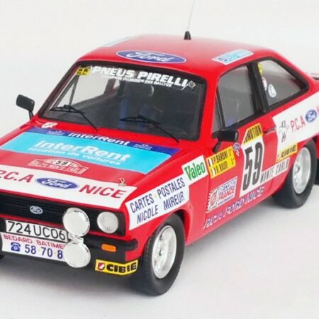 Trofeu FORD ESCORT MK2 RS2000 (2nd Gr.2)RALLY MONTE CARLO 1982 BARONI/BAUD 1:43