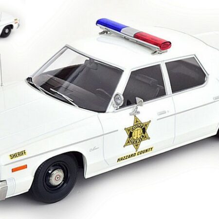 KK Scale DODGE MONACO HAZZARD COUNTY POLICE 1974 1:18