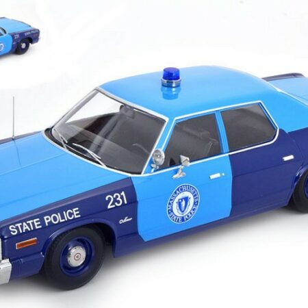 KK Scale DODGE MONACO MASSACHUSETTS STATE POLICE 1974  1:18