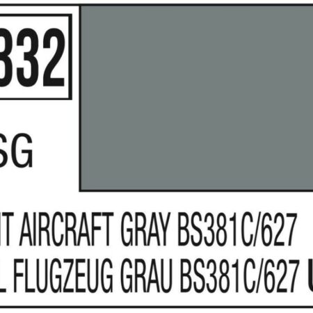 Gunze LIGHT AIRCRAFT GRAY SEMI-GLOSS ml 10 Pz.6