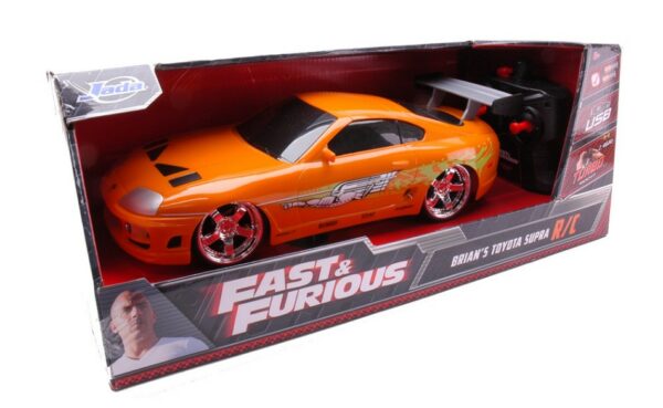 Jada Toys BRIAN'S TOYOTA SUPRA 1995 FAST & FURIOUS RADIOCONTROL 1:16