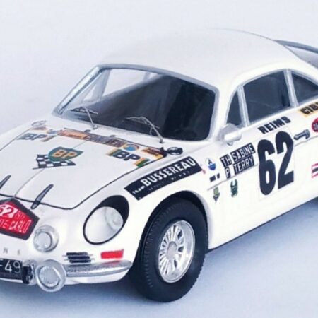 Trofeu ALPINE A110 RALLY MONTE CARLO 1973 SABINE/TERRY 1:43