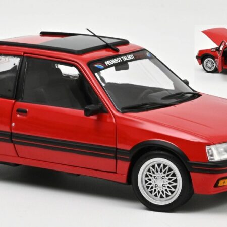 Norev PEUGEOT 205 GTi 1.9 PTS DECO 1991 VALLELUNGA RED 1:18