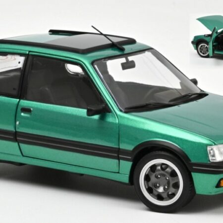 Norev PEUGEOT 205 GTi GRIFFE WITH WINDOWROOF 1991 GREEN 1:18