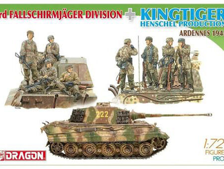 Dragon 3rd FJ DIV.+ KINGTIGER HENSCHEL TURRET KIT 1:35