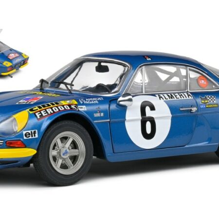 Solido ALPINE A110 1600S N.6 RALLY MONTECARLO 1972 CANDRUET-PAGANI (NIGHT) 1:18