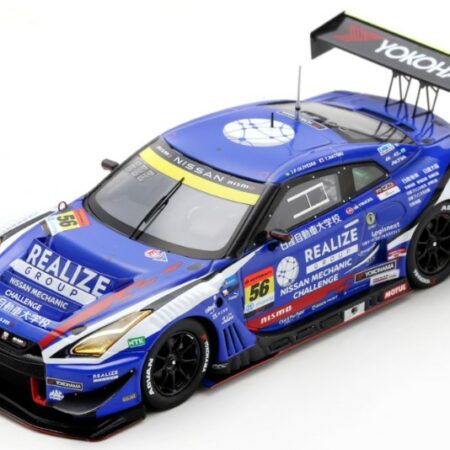 Spark Model REALIZE NISSAN GT-R N.56 SUPER GT300 2023 J.P.DE OLIVEIRA-T.NATORI 1:43