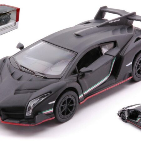 Kinsmart LAMBORGHINI VENENO MATT BLACK  BOX 1:32