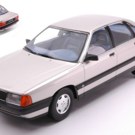 Triple 9 AUDI 100 C3 1989 SILVER METALLIC 1:18