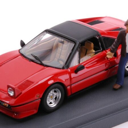 Best Model FERRARI 308 GTS PERSONAL CAR VILLENEUVE 1977 WITH FIGURE 1:43