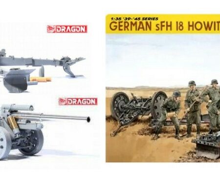 Dragon GERMAN s.FH.18 HOWITZER W/LIMBER KIT 1:35