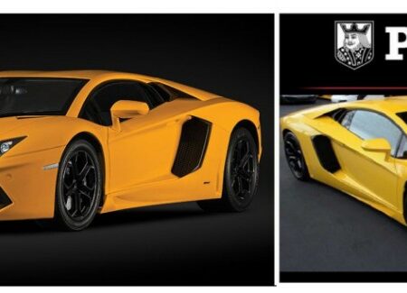 Pocher LAMBORGHINI AVENTADOR ORION YELLOW KIT 1:8